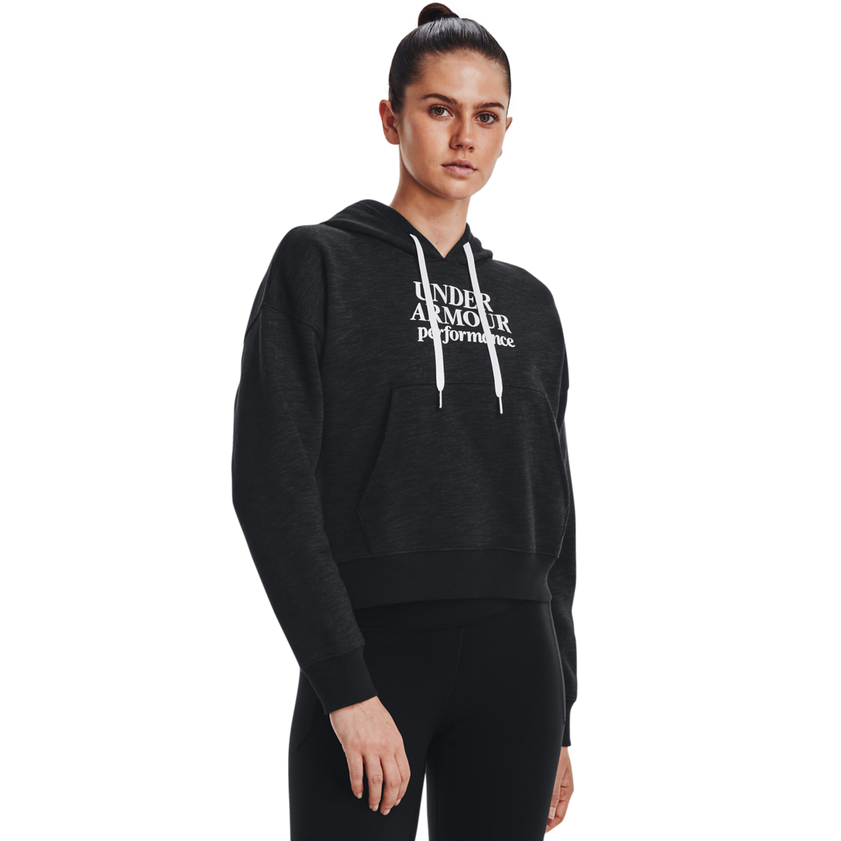 Under Armour Women's UA Essential Fleece Script Hoodie Kvantum Sport Online Shop