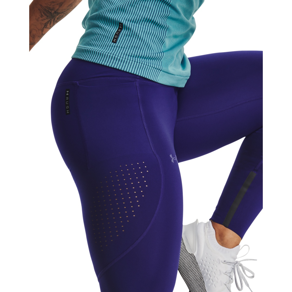 UA RUSH™ SmartForm Perforated Ankle Leggings