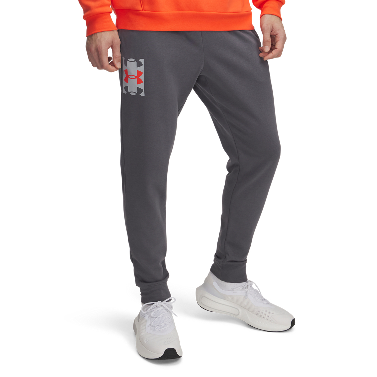 UNDER ARMOUR DONJI DEO UA RIVAL TERRY LOGO JOGGERQ2 ZA MUŠKARCE