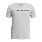 Under Armour Boys' UA Logo Wordmark Short Sleeve 