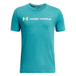 Under Armour Boys' UA Logo Wordmark Short Sleeve 