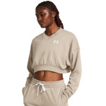 Under Armour Women's UA Rival Terry Oversized Crop Crew 