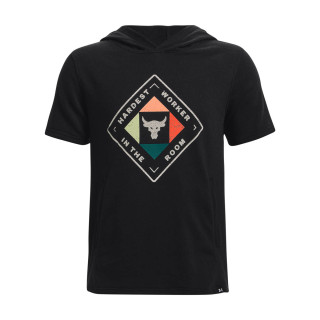 Under Armour Boys' Project Rock Hardest Worker Short Sleeve Hoodie