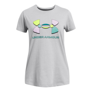 Under Armour Girls' UA Colorblock Big Logo Short Sleeve 