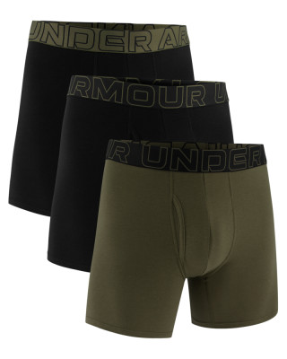 Under Armour UA Performance Cotton - Solid 6 In 3Pk 1 