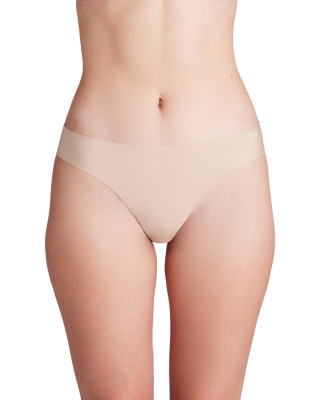 Under Armour UA Pure Stretch No Show Thong -Solid 3Pk 1 