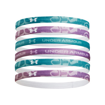 Under Armour Girls' UA Graphic Headbands - 6 Pack 
