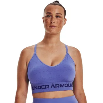 Under Armour Women's UA Seamless Low Long Heather Sports Bra 