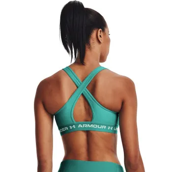 Under Armour Women's Armour® Mid Crossback Heather Sports Bra 
