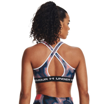 Under Armour Women's Armour® Mid Crossback Printed Sports Bra 