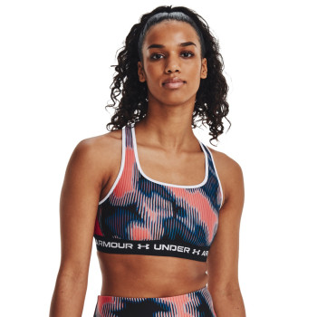 Under Armour Women's Armour® Mid Crossback Printed Sports Bra 
