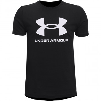 Under Armour Boys' UA Sportstyle Logo Short Sleeve 