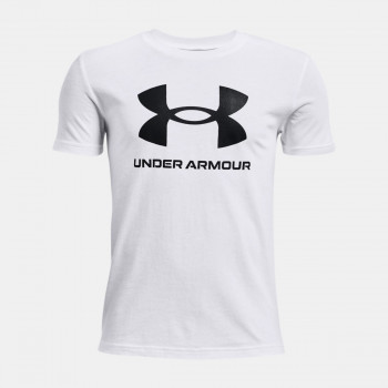 Under Armour Boys' UA Sportstyle Logo Short Sleeve 