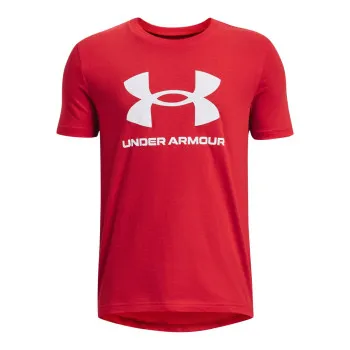 Under Armour Boys' UA Sportstyle Logo Short Sleeve 