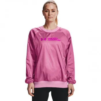 Women's UA Recover Woven Shine Crew 