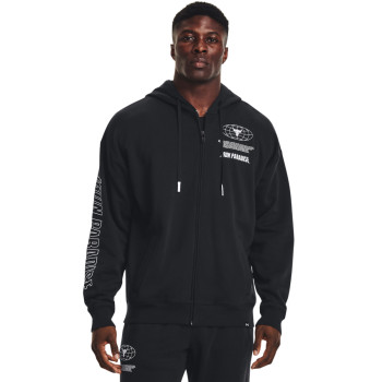 Under Armour Men's Project Rock Rival Fleece Disrupt Full-Zip 