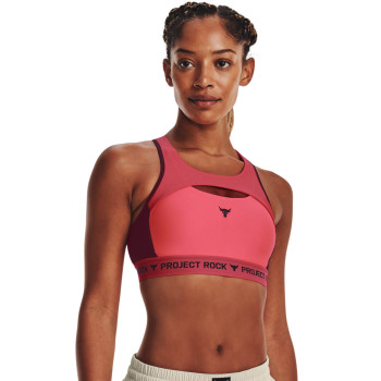 Under Armour Women's Project Rock Crossback Sports Bra 