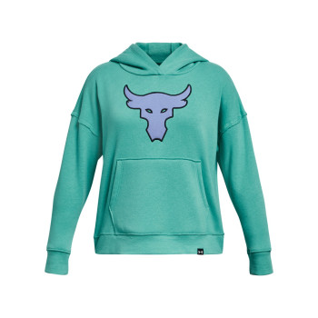 Under Armour Girls' Project Rock Heavyweight Terry Brahma Bull Hoodie 