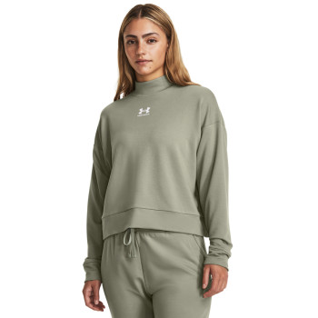 Under Armour Women's UA Rival Terry Mock Crew 