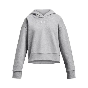 Under Armour Girls' UA Rival Fleece Crop Hoodie 