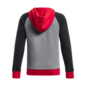 Under Armour Boys' UA Rival Fleece Script Colorblock Hoodie 