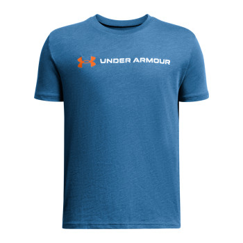 Under Armour Boys' UA Logo Wordmark Short Sleeve 