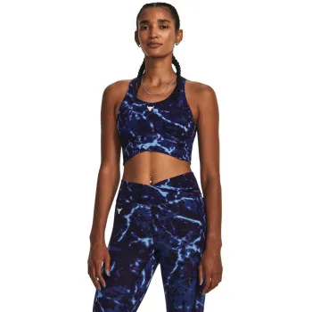 Under Armour Women's Project Rock Lets Go Crossover Printed Top 