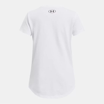 Under Armour Girls' UA Colorblock Big Logo Short Sleeve 