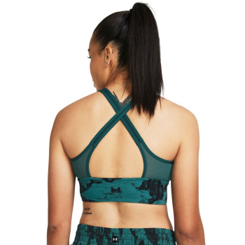Under Armour Women's Project Rock Infinity Let's Go LL Printed Bra 