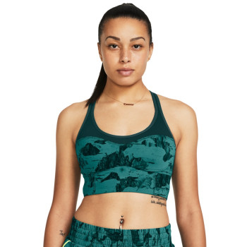 Under Armour Women's Project Rock Infinity Let's Go LL Printed Bra 