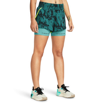 Under Armour Women's Project Rock Leg Day Flex Printed Shorts 