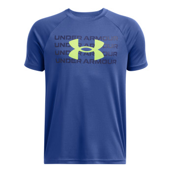 Under Armour Boys' UA Tech™ Wordmark Logo Short Sleeve 
