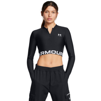 Under Armour Women's HeatGear® Rib ¼ Zip Long Sleeve 