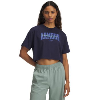 Under Armour UA Script Boxy Crop SS 