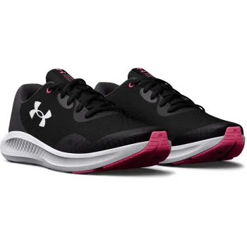 Girls' Grade School UA Charged Pursuit 3 Running Shoes 