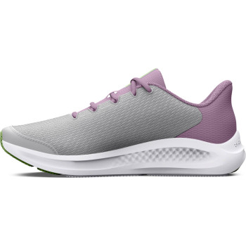 Under Armour Girls' Grade School UA Charged Pursuit 3 Big Logo Running Shoes 