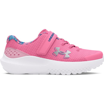 Under Armour Girls' Pre-School UA Surge 4 AC Printed Running Shoes 