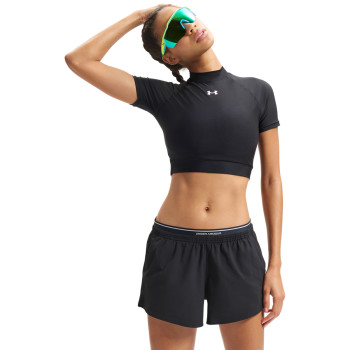 Under Armour HeatGear Crop Mock SS 1 