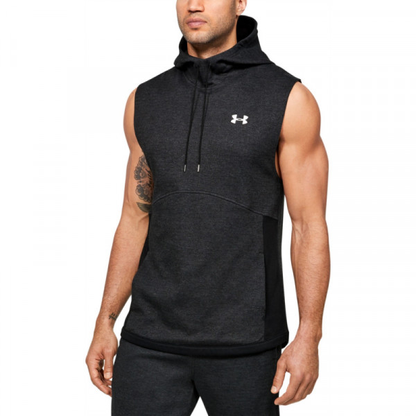 Men s UA Double Knit Sleeveless Hoodie Kvantum Sport Online Shop