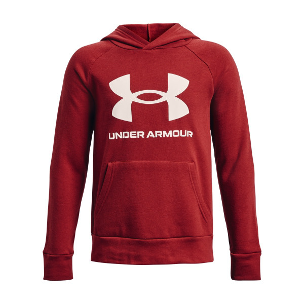 Under Armour Boys' UA Rival Fleece Big Logo Hoodie 
