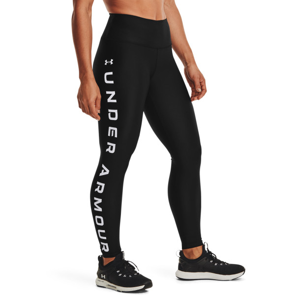 Under Armour Women's HeatGear® Armour No-Slip Waistband Branded Full-Length Leggings 