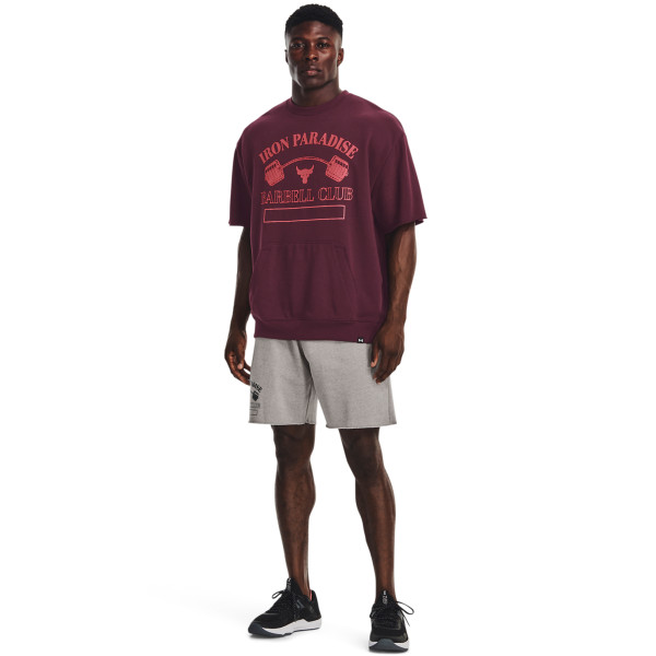 Under Armour Men's Project Rock Iron Paradise Heavyweight Terry Crew 