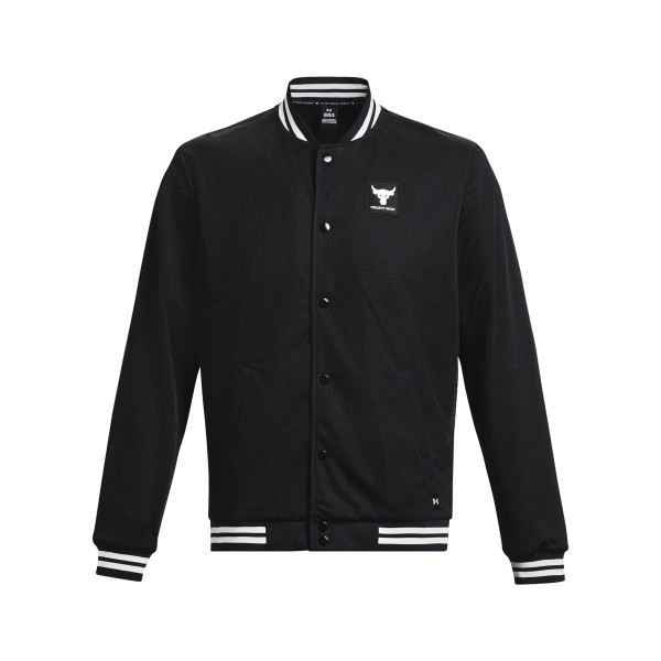 Under Armour Men's Project Rock Mesh Varsity Jacket