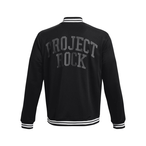 Under Armour Men's Project Rock Mesh Varsity Jacket