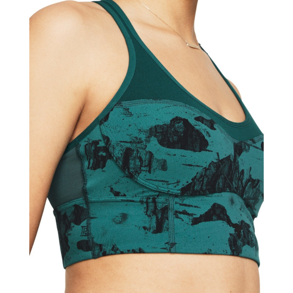 Under Armour Women's Project Rock Infinity Let's Go LL Printed Bra 