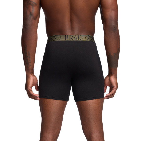 Under Armour UA Performance Cotton - Solid 6 In 3Pk 1 