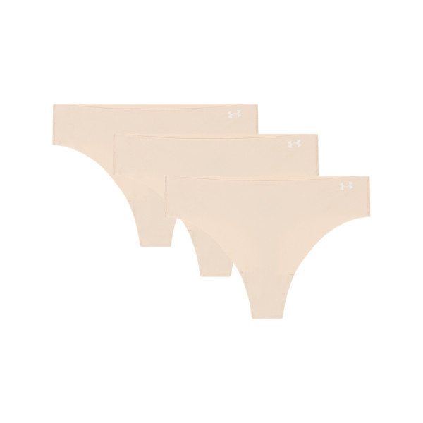Under Armour UA Pure Stretch No Show Thong -Solid 3Pk 1 