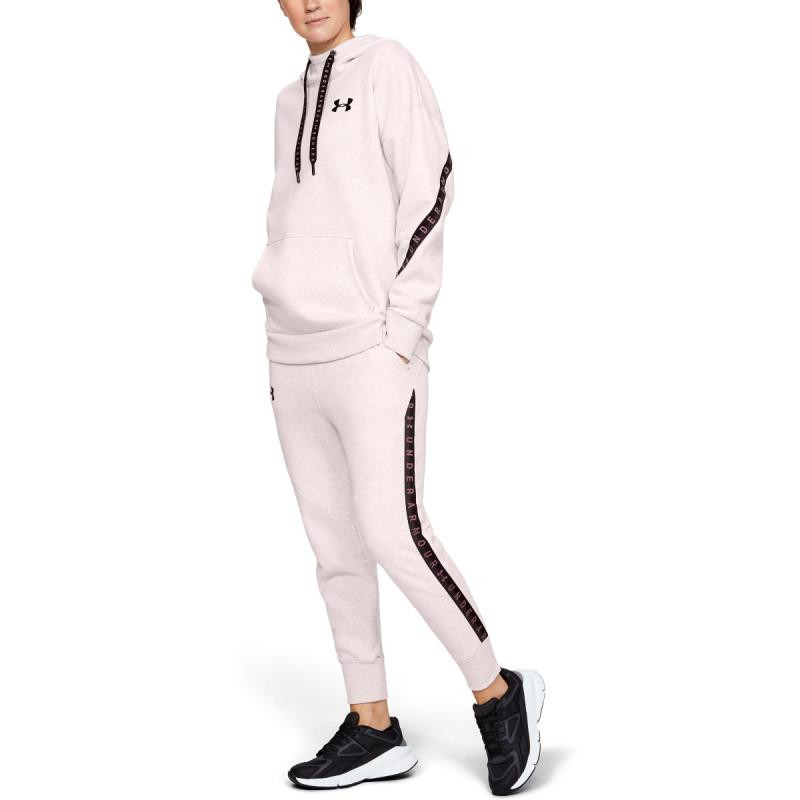 Women's ua fleece clearance taped wordmark pants