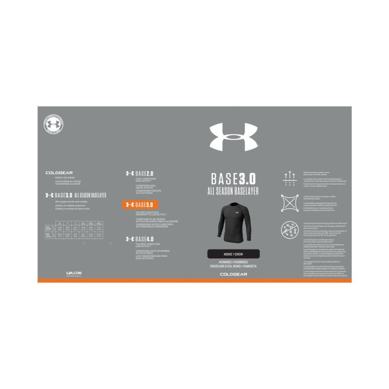 Under armour men's base 3.0 crew cheap