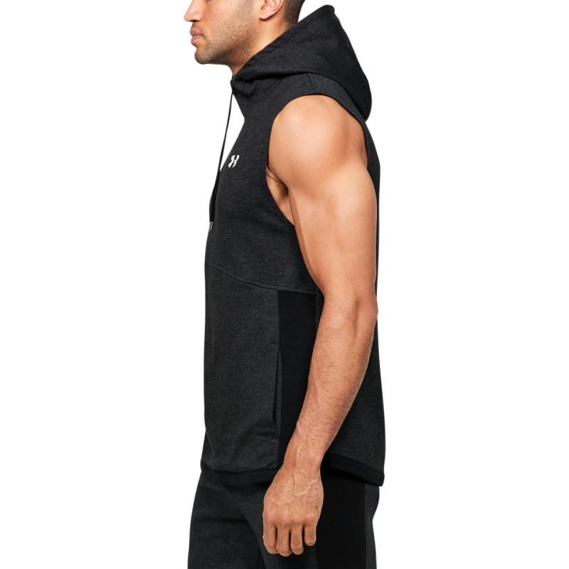 Men s UA Double Knit Sleeveless Hoodie Kvantum Sport Online Shop